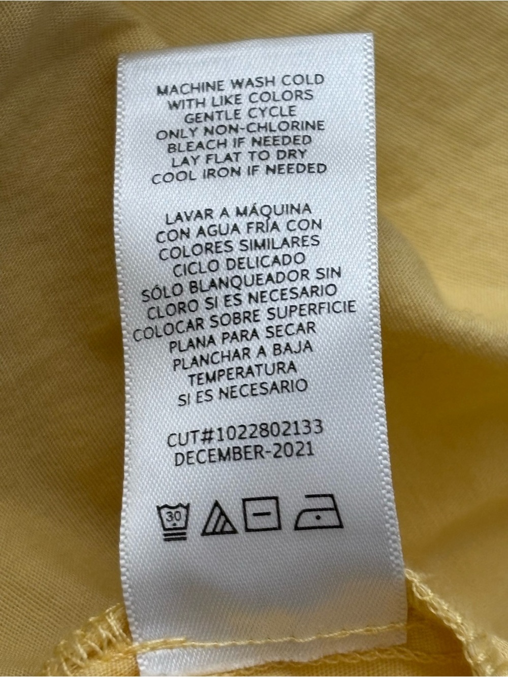 Louna Yellow Cinched Dress, Large - Picture 8 of 8